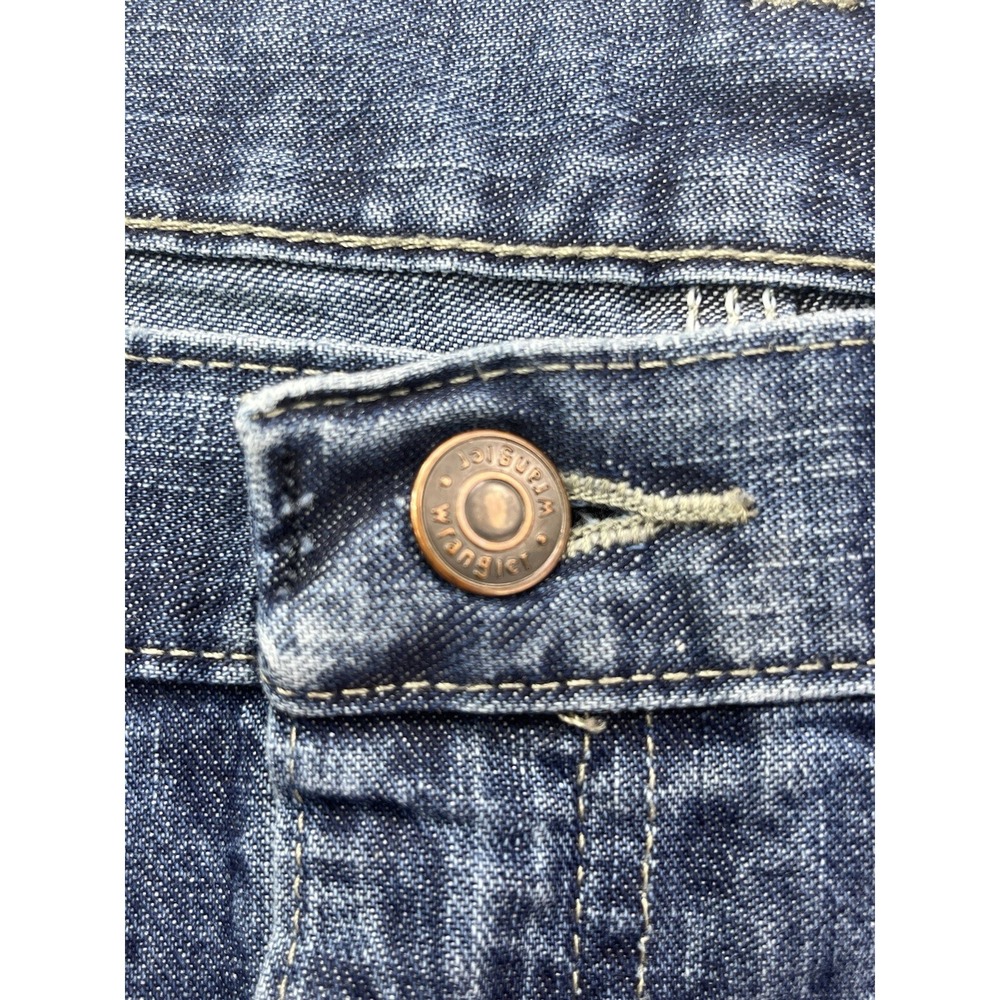 Wrangler Mens Size 48 Denim‎ Flat Front 5 Pocket Carpenter Shorts Outdoor Casual - Picture 9 of 16